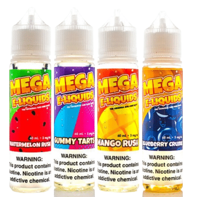 Mega E-Liquids 120ml (FREEBASE)
