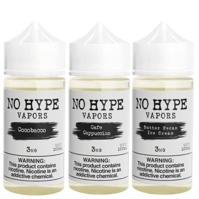 No Hype E-Liquid 100ml (FREEBASE)