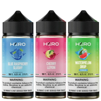 Hero E-Liquid 100ml (FREEBASE)