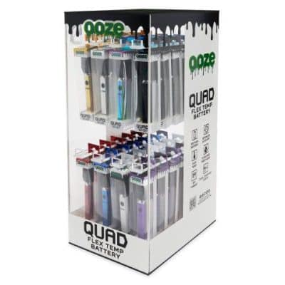 Ooze Quad Battery 500mAh - Assorted Colors Display
