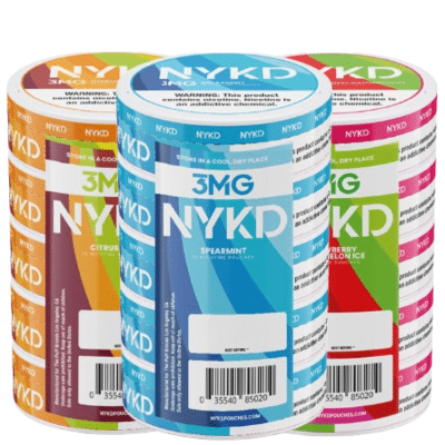 NYKD Nicotine Pouches - 20ct Can - (5 Pack)