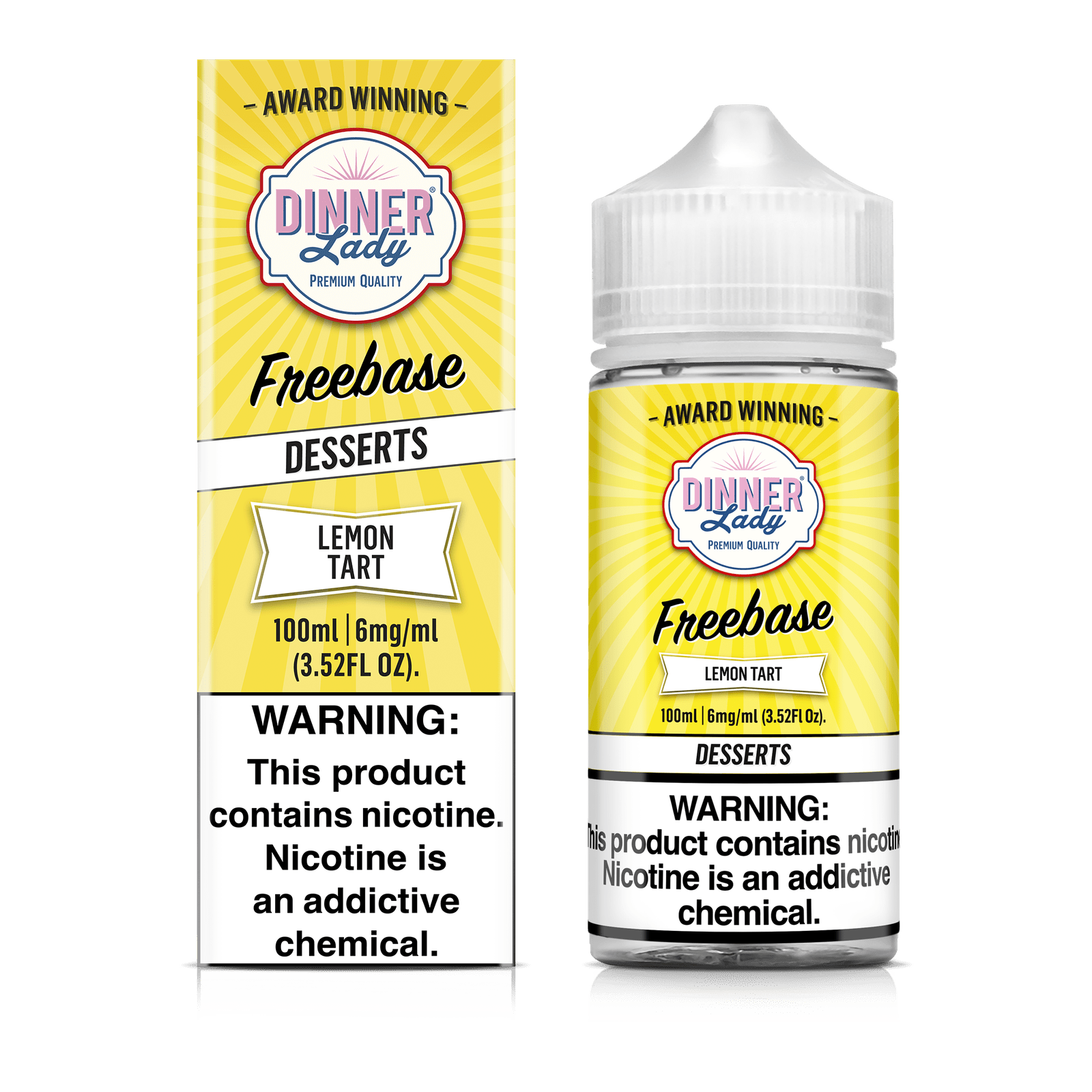 Dinner Lady E-Liquid 100ml (FREEBASE) – KMG Imports