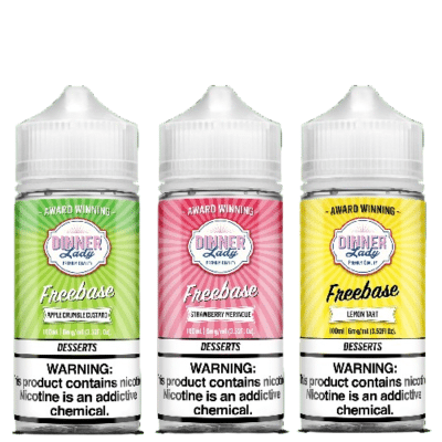 Dinner Lady E-Liquid 100ml (FREEBASE)