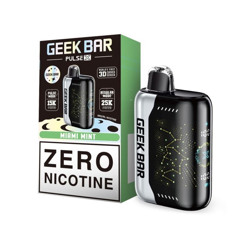 Geek Bar Pulse X Zero Nicotine 25000 Disposable – (5 Pack) – KMG Imports