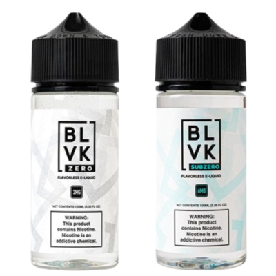 BLVK Flavorless Nicotine E-Liquid 100ml (FREEBASE)