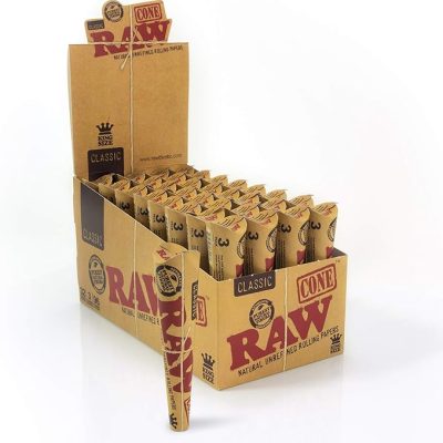 RAW Classic Pre-Rolled Cone King Size (3ct) - (32 Pack)
