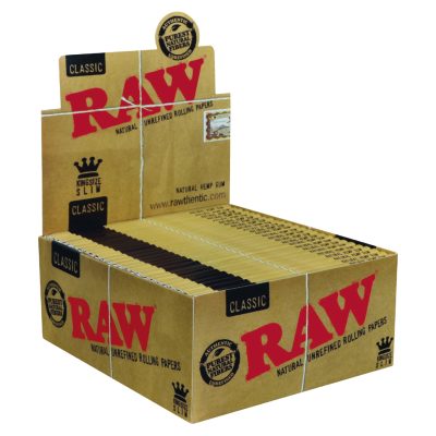 RAW Classic Rolling Papers King Size Slim 32ct - (50pc Display)