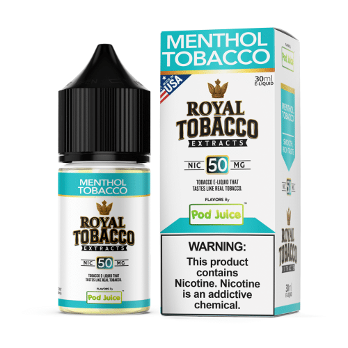 real tobacco extracts Pod Juice x Royal Extracts Salt 30ml – KMG Imports